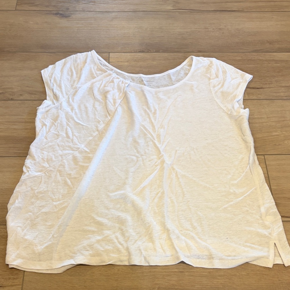 Lane Bryant White Short Sleeve Women's Tee